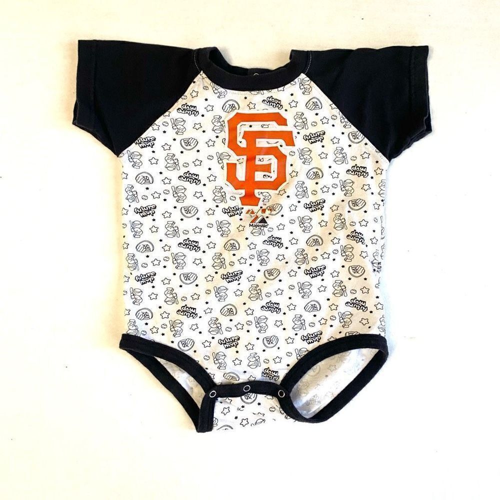 San Francisco Giants Baseball One Piece Ringer MVP Majestic Size 18mo Unisex